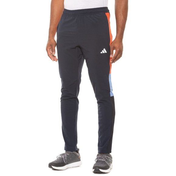 NWT adidas Training Color-Block 3-Stripes Pants  Silver Green 267sn - Picture 3 of 4